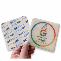 Anpassbare Programmierbare QR-Code Geschäfts-RFID-Karte NFC Google-Bewertungsaufkleber