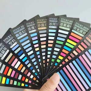 3600 Sheets Transparentes Sticky Notes Self-Adhesive Annotation Read Books <b>Bookmarks</b> Tabs Notepad Aesthetic Stationery - Product Image 6