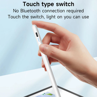Stylet pour iPad Pro Mini avec rejet de la paume et corps métallique - Marque MEEPSS