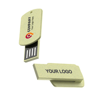 Clé USB écologique en blé 16 Go, mini clés USB 32 Go 64 Go, clé USB flash, clé USB