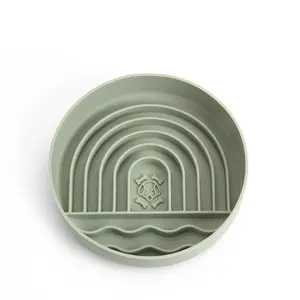 Grand, moyen et petit chien alimentation pour animaux de compagnie avec ventouse pour éviter l'étouffement et la contrariété grand bol de nourriture lente en silicone pour animaux de compagnie grand - Product Image 1