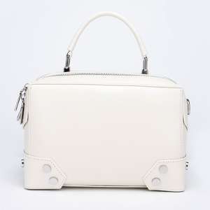 Bolso de mano de cuero genuino para mujer, nuevo acabado de cera de aceite, bandolera Boston, bolso de hombro impermeable con cierre de cremallera a la moda Simple - Product Image 5