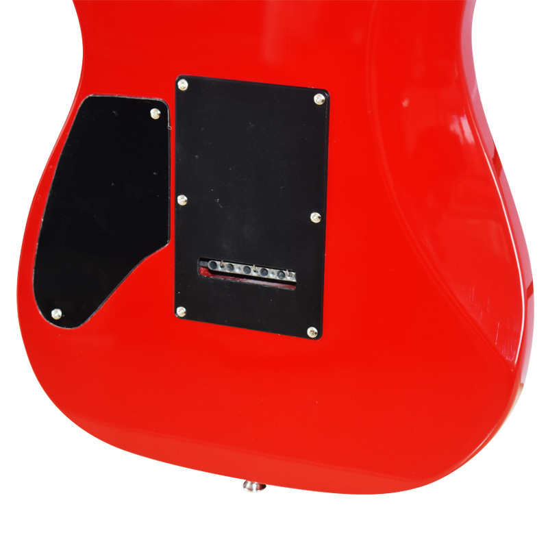Instrument Bass Réplique de Guitare Basse Miniature Rouge avec Support et étui Modèle D'instrument Ornements de Noël Guitare Miniature Guitares Basses