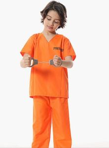 Ecowalson adulto recluso <span class=keywords><strong>disfraz</strong></span> <span class=keywords><strong>naranja</strong></span> prisionero mono Jailbird traje Halloween <span class=keywords><strong>naranja</strong></span> prisionero <span class=keywords><strong>disfraz</strong></span> cárcel mono <span class=keywords><strong>disfraz</strong></span> - Product Image 4