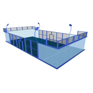 Fournisseur d'équipements professionnels pour terrains de padel, terrains de padel non rétractables - Product Image 1