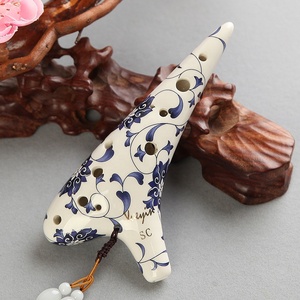 Instrumento musical tradicional chino de cerámica, <span class=keywords><strong>Ocarina</strong></span> de 12 agujeros, azul y blanco, Alto C, leyenda de <span class=keywords><strong>Ocarina</strong></span> - Product Image 5