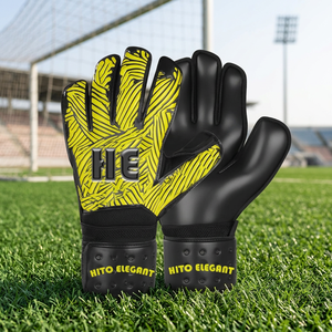 Gants de gardien de but de football en silicone haute densité, nouvelle arrivée, meilleure qualité, prix bas, respirants, paume plate de 4 mm - Product Image 3