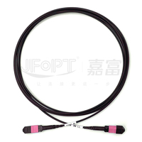 Armored MPO 24 Fiber Optic Cable OM4 Multimode 16Fiber Jumper Cord 10G/25G Backbone 400G/800G SR8 PC/APC 5G Data Center