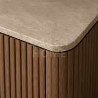 Commode de rangement multicouche en chêne massif sur mesure, fabrication directe d'usine, mobilier de chambre OAKEN