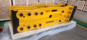 Interruptor hidráulico SOOSAN SB151 tipo superior de lápiz adecuado para excavadoras pesadas con peso de portador 40-55 toneladas para trabajos de demolición - Product Image 3