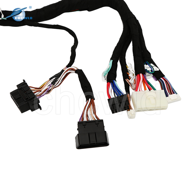 High Qunilty16 Pin Obd Waterproof Plug Cable Assembly Car Diagnostic Tool Wire Harness