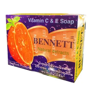 Wholesale Bennett Face And Body Soap Natural Extracts Vitamin C E Soap Weight 130g Pack 12 Pieces Product From Thailand