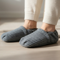 Chaussons chauffants au micro-ondes douillets et confortables, chaussures chaudes et douces, cadeau d'hiver, chauffe-pieds pour la famille et les amis
