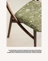 Chaise de salle à manger moderne vintage en bois massif de style japonais, dossier haut de gamme, design créatif pour boire du thé