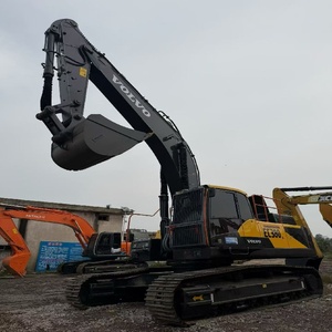Excavatrice sur chenilles Volvo 380 d'occasion - Mini engin de construction avec moteur, pompe, boîte de vitesses, PLC - Garantie 1 an - Product Image 3