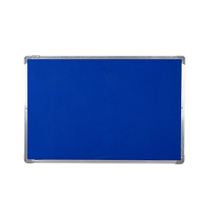 <span class=keywords><strong>Tableau</strong></span> blanc <span class=keywords><strong>mural</strong></span> en tissu bleu avec cadre en aluminium pour le bureau à domicile et l'école - Product Image 1