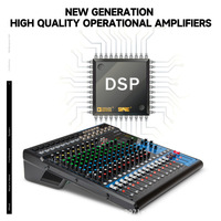 Consoles de mixage professionnelles MG10XU MG12XU pour spectacles sur scène, mariages, conférences, effets intégrés, sortie stéréo MP3