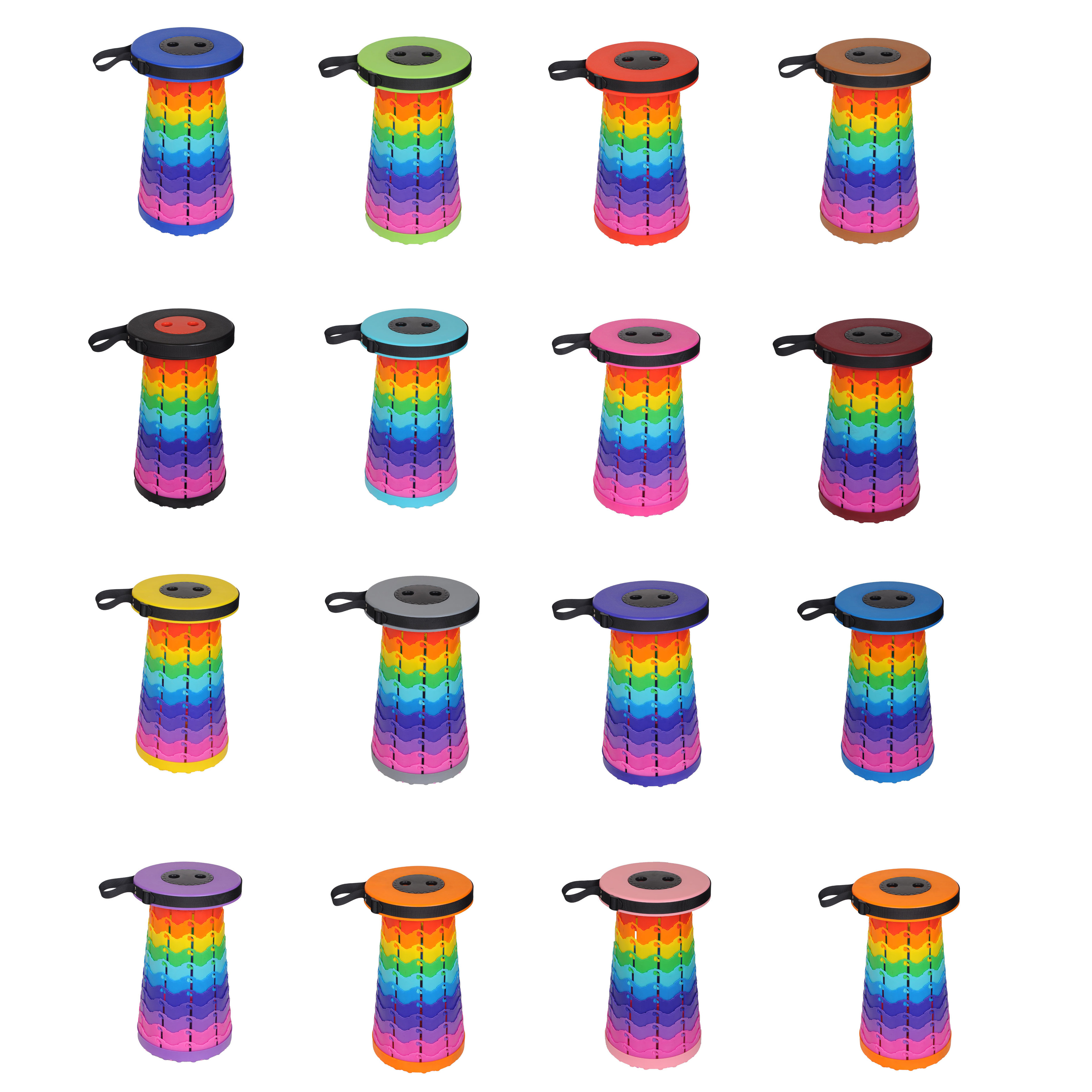 Furniture Foldable Telescopic Stool Bench Custom Customized Style Modern Adjustable Color