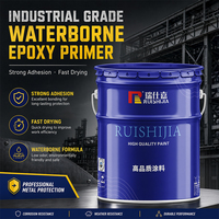 Peinture époxy grise aqueuse haute performance, anticorrosion, revêtement liquide, résistante à la pulvérisation de sel 300h, apprêt métallique mat pour