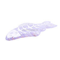 Großhandel PVC Fischförmige Aufblasbare Pool-Luftmatratze Schwimmende Liege Sommer-Poolspielzeug 195x106x27cm