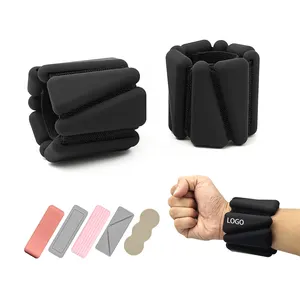 Anpassbare Knöchel gewichte Armband Yoga Fitness Gym Silikon 2LB verstellbare tragbare Handgelenk Knöchel gewichte