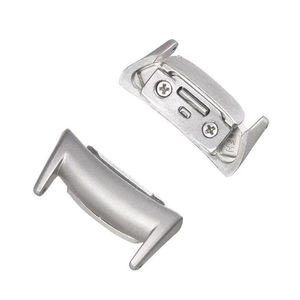 Adaptador de correa de reloj arenado de acero inoxidable 304, convertidor de conector para Samsung Gear <span class=keywords><strong>Fit2</strong></span> 2017/<span class=keywords><strong>fit2</strong></span> Pro <span class=keywords><strong>Smart</strong></span> <span class=keywords><strong>Watch</strong></span> - Product Image 1