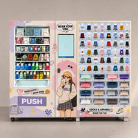 Distributore Automatico Intelligente AI per Pagamenti Senza Contanti con Carta di Credito, T-Shirt, Cappelli e Calzini Personalizzati a Tema Anime e Parchi Divertimento