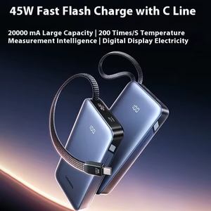พาวเวอร์แบงค์ 45W 20000mAh ชาร์จเร็วสองทิศทาง ใช้ได้บนเครื่องบิน พกพาสะดวกสำหรับโทรศัพท์มือถือ PB536/55988 กำลังไฟ 100w - Product Image 3
