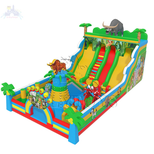Parque de atracciones inflable para alquiler en festivales y eventos privados - Product Image 1