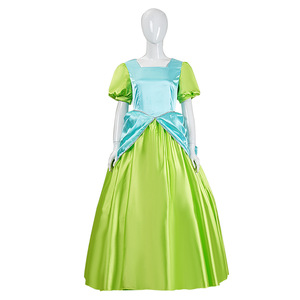 Disfraz <span class=keywords><strong>de</strong></span> <span class=keywords><strong>Princesa</strong></span> <span class=keywords><strong>de</strong></span> Anime, Vestido Verde y Rojo, Vestido <span class=keywords><strong>de</strong></span> Gala, Disfraz <span class=keywords><strong>de</strong></span> Madrina Malvada para Adultos, Cosplay - Product Image 3