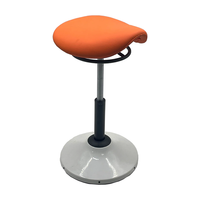Chaise de bureau moderne à cadre en fer, haute capacité de charge, faible MOQ, absorption des chocs, hauteur réglable