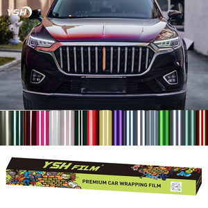 <span class=keywords><strong>Caméléon</strong></span> couleur haute brillance et mat PET automobile vinyle Wrap PVC anti-rayures fibre de carbone pour l'emballage de voiture - Product Image 5