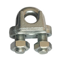 Clips de fixation pour câbles métalliques robustes |   Colliers de serrage pour câbles en acier au carbone galvanisé en forme de U |   Fixations de levage pour équipements de rigging |   Approvisionnement direct d'usine