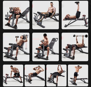 Banc de <span class=keywords><strong>musculation</strong></span> pliable pour entraînement en intérieur, équipement de <span class=keywords><strong>musculation</strong></span> à domicile, banc multifonctionnel réglable pour développé couché - Product Image 4