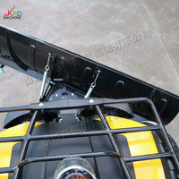 Équipement mécanique de déneigement routier 400 véhicule à quatre roues 13hp moteur Quad souffleuse à neige Offres Spéciales Campus Park chasse-neige