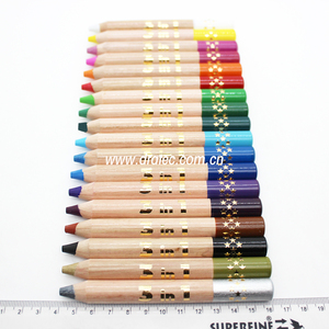 Crayons de cire colorés 3-en-1 avec logo OEM d'usine, taille géante, lavables, ensemble de crayons aquarelles et de pastels pour enfants - Product Image 4