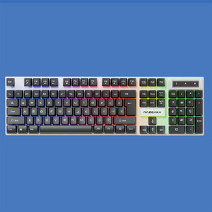 Nouveau clavier filaire USB G21 2026, clavier punk rétro à touches rondes, sensation mécanique, rétroéclairé, clavier de jeu USB - Product Image 3