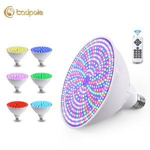 Chất lượng cao 35 Wát Luces de piscina E26/E27 đèn dưới nước đầy màu sắc không thấm nước IP68 <span class=keywords><strong>PAR38</strong></span> <span class=keywords><strong>LED</strong></span> hồ bơi ánh sáng - Product Image 1