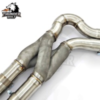 Système d'échappement Catback Valvetronic Performance avec section intermédiaire en Z et résonateur, compatible BMW G80 M3 G82 M4 S58 3.0T