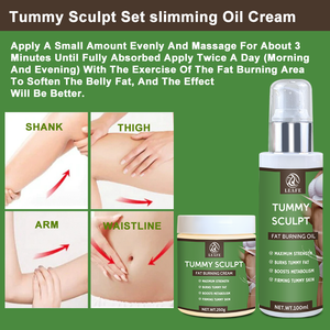 Kit Dimagrante Naturale per Donne: Crema Snellente per Viso e Corpo, Pillole Dietetiche, Olio da Massaggio, Prodotti per la Perdita di Peso con Etichetta Privata - Product Image 4