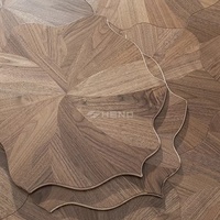 Parquet en chêne à motifs floraux de luxe, stratifié, à clipser, décoratif, pour villas et appartements