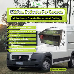 แบตเตอรี่ลิเธียมความจุสูง 12V 320Ah ขนาดกะทัดรัด 355*230*190 มม. สำหรับรถบ้าน, ระบบจัดการแบตเตอรี่ 200A BMS LiFePO4 สำหรับอินเวอร์เตอร์พลังงานแสงอาทิตย์แบบออฟกริด - Product Image 1