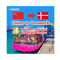 Transport maritime DDP rapide porte-à-porte de Chine vers le Danemark avec service logistique, transitaire pour agent d'expédition routière