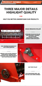 Trituradora de Pasto Móvil de Acero al Carbono de Alta Calidad y Rendimiento para Agricultura y Silvicultura - Product Image 5