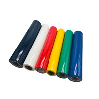 Rouleau de film vinyle de transfert de chaleur PU de haute qualité pour vêtements t-shirts-échantillons personnalisés doux 40 couleurs
