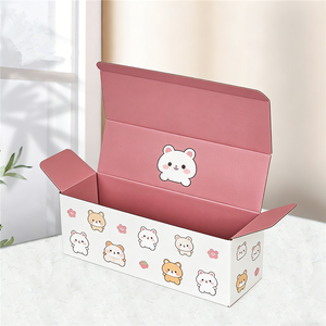 Emballage personnalisé en carton pliable, emballage luxueux en papier kraft, petite boîte en carton ondulé, boîtes d'emballage - Product Image 1