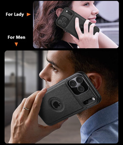 Funda <span class=keywords><strong>de</strong></span> Teléfono <span class=keywords><strong>de</strong></span> Cuero PU <span class=keywords><strong>de</strong></span> Lujo para <span class=keywords><strong>iPhone</strong></span> 18 Pro Max, Agarre Cómodo, Cubierta Móvil <span class=keywords><strong>de</strong></span> TPU Suave a Prueba <span class=keywords><strong>de</strong></span> Golpes para <span class=keywords><strong>iPhone</strong></span> 15 16 17 Pro Max - Product Image 6