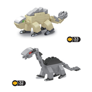 Dinosaur <b>Building</b> Blocks 6 In 1 Transformable <b>Model</b> Educational Toy For Children Age 7 14 Years Old Mini Assembly DIY Playset - Product Image 2