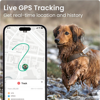 Nouvelle arrivée localisateur de dispositif de suivi en temps réel 4g mini traqueur de collier gps pour chien de compagnie avec application Omni
