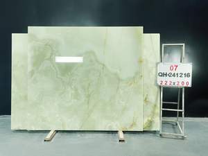 Encimeras de Baño de Ónix Rosa Retroiluminadas de Lujo, Azulejos Naturales de Ónix, Losa de Mármol de Ónix Rosa para Pisos - Product Image 5